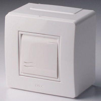 Коробка с выключателем 1-кл. 2мо