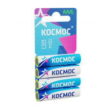 Элемент питания солевой AAA/R03 4хBL (блист.4шт) КОСМОС KOCR034B