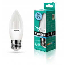 Лампа светодиодная LED8-C35/845/E27 8Вт свеча 4500К бел. E27 750