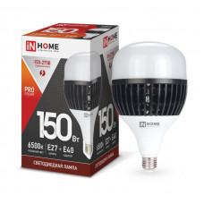 Лампа светодиодная LED-HP-PRO 150Вт 230В E27 Е40 6500К 14250лм с адаптером E40 IN HOME 4690612035703