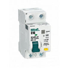 Выключатель автоматический дифференциального тока АВДТ 1Р+N 16А 30мА тип AC х-ка C ДИФ-103 4.5кА Sche 16052DEK
