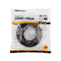 Кабель HDMI - HDMI 2.0 15м Gold 