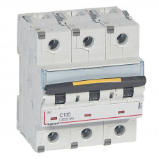 Выключатель автоматический модульный 3п C 100А 16кА DX3 10000 4.