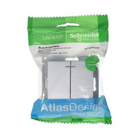 Выключатель 2-кл. СП AtlasDesign