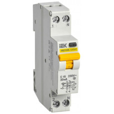Выключатель автоматический дифференциального тока С 16А 30мА АВД